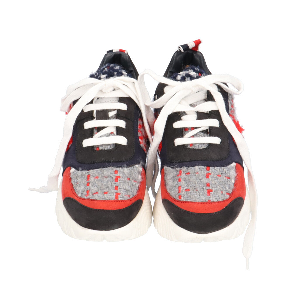 THOM BROWNE トムブラウン スニーカー ツイード レディース 中古