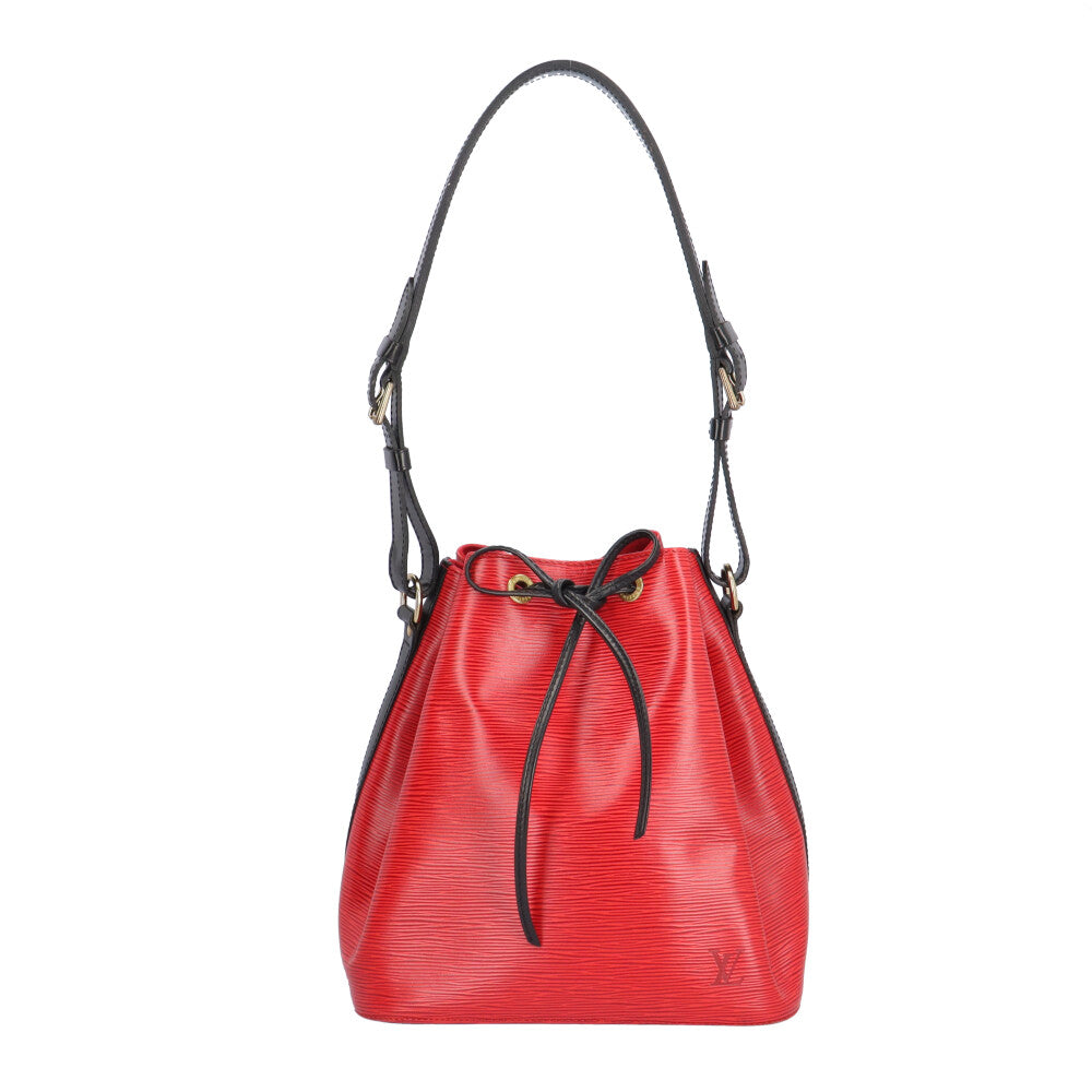 ★ルイヴィトン プチノエ エピ ショルダーバッグ 赤 レッド バイカラーブランド LOUIS VUITTON ルイヴィトン プチノエ エピ ショルダーバッグ