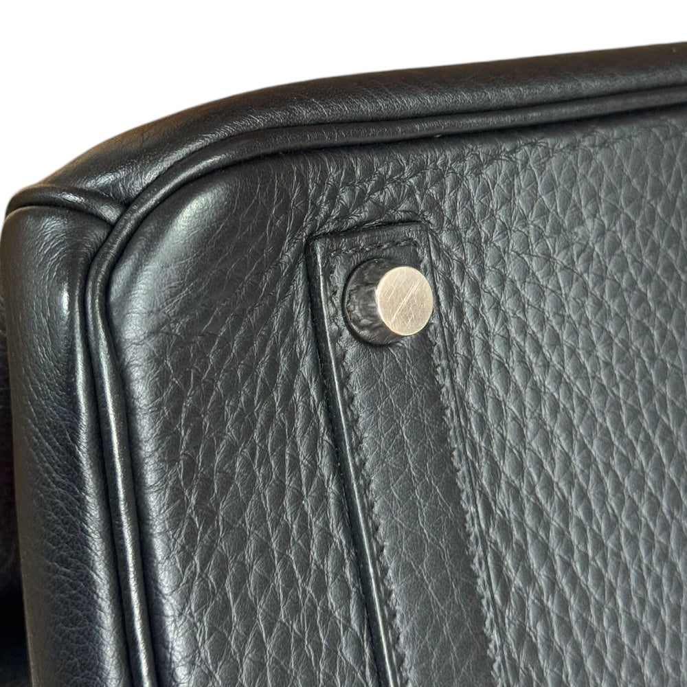 HERMES エルメス バーキン35 ハンドバッグ レザー ブラック レディース