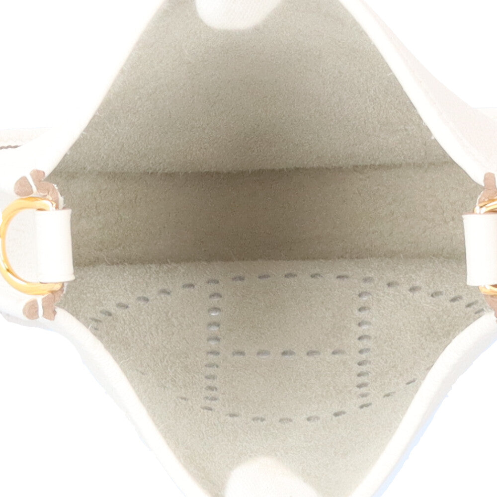 HERMES エルメス エブリンTPM ショルダーバッグ レザー ホワイト