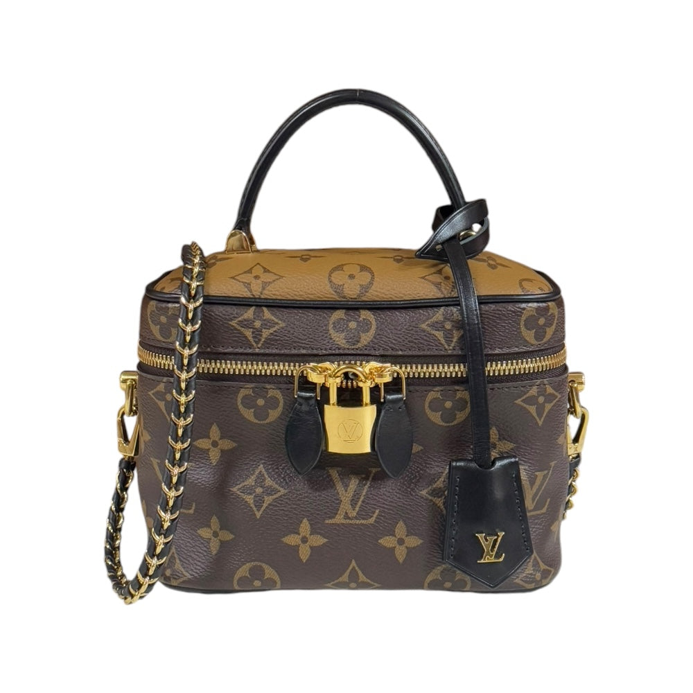 LOUIS VUITTON ルイヴィトン ヴァニティNV PM モノグラムリバース ショルダーバッグ モノグラムリバース ブラウン レディー –  【公式】リサイクルキング オンラインショップ