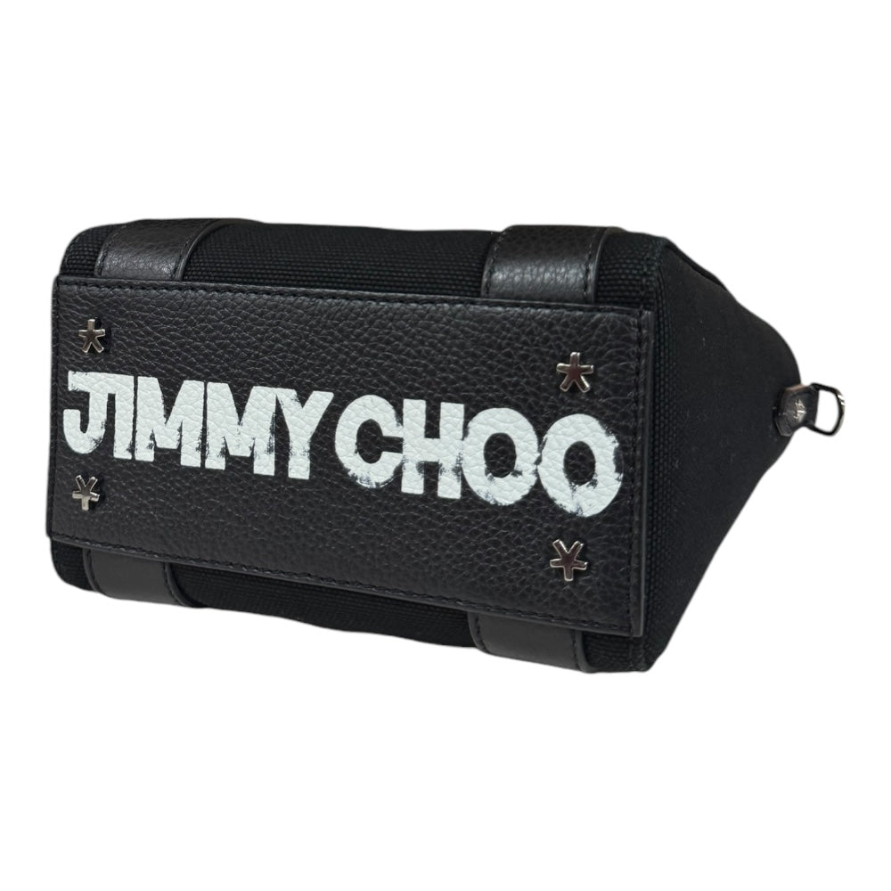 JIMMY CHOO ジミーチュウ Eric Haze CURATED BY POGGY ショルダーバッグ キャンバス ブラック レディース –  【公式】リサイクルキング オンラインショップ