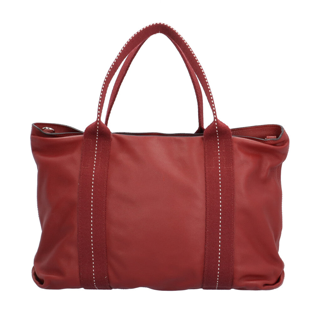 HERMES Hermes Caravan Horizontal MM Shoulder Bag Vodelma Red Ladies Used