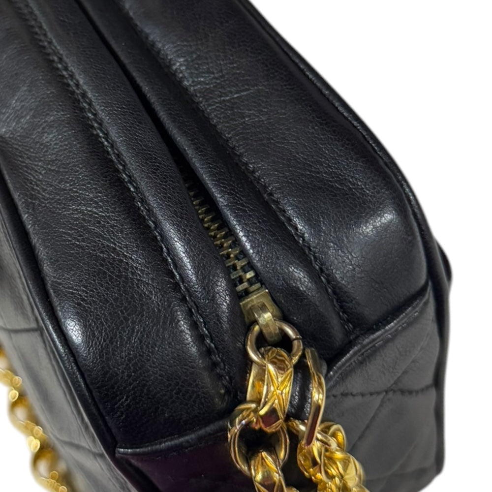 シャネル CHANEL マトラッセ ショルダーバッグ バッグ ラムスキン（羊革） レディース ブラック系 【中古】 CHANEL（シャネル） マトラッセ ブランドオフ ラムスキン（羊革