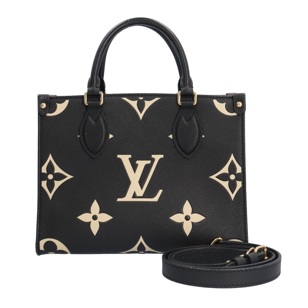 LOUIS VUITTON ルイヴィトン オンザゴーPM モノグラムバイカラー