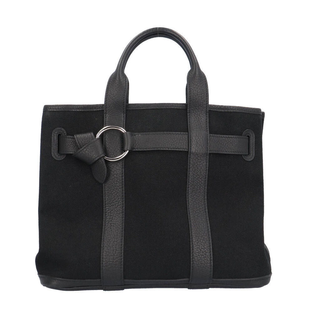 HERMES エルメス プティットサンチュールPM ハンドバッグ キャンバス