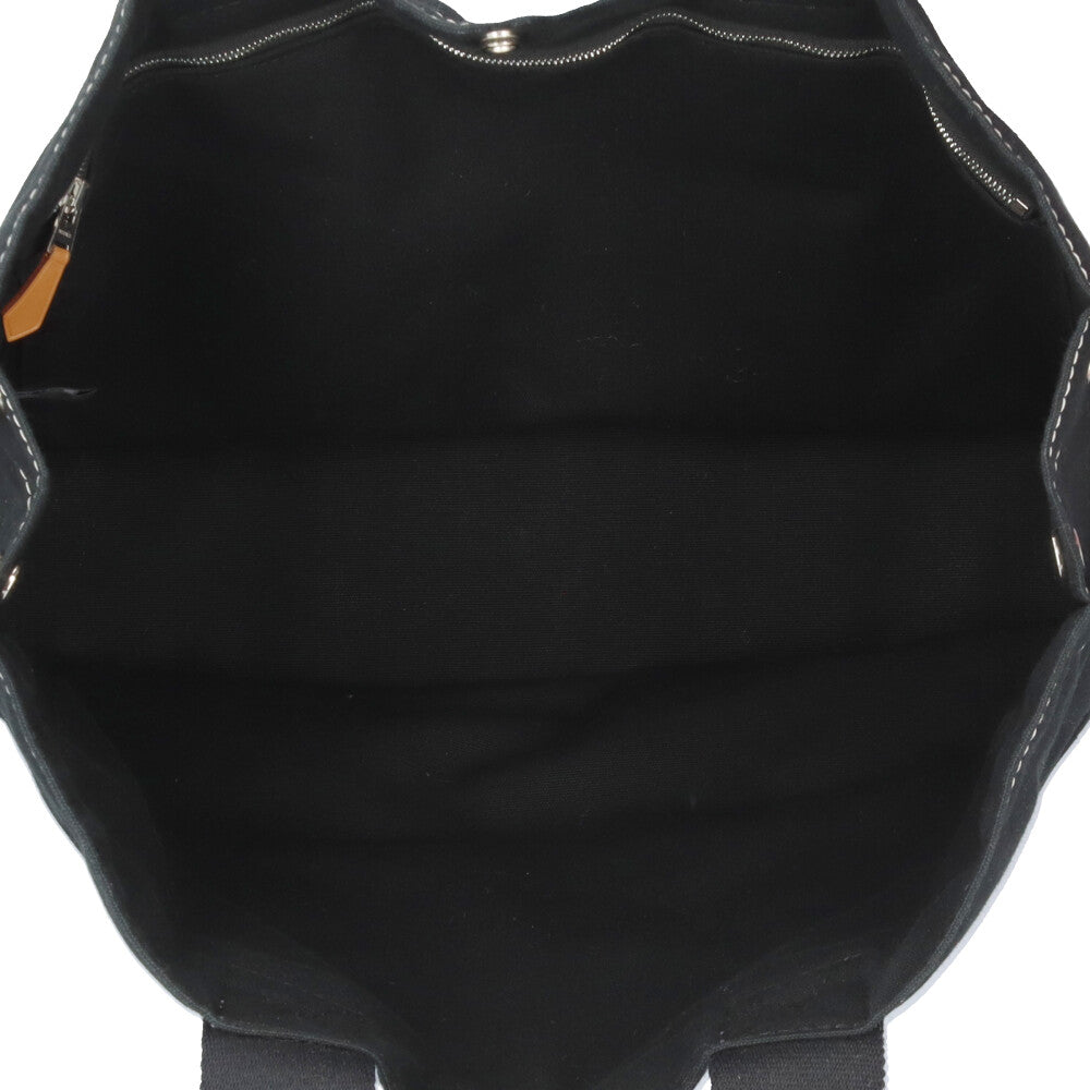 HERMES エルメス トートMM ドーヴィル トートバッグ コットン