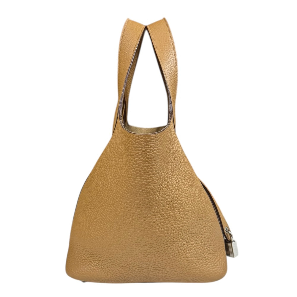 HERMES エルメス ピコタンロックPM ハンドバッグ トリヨン ブラウン