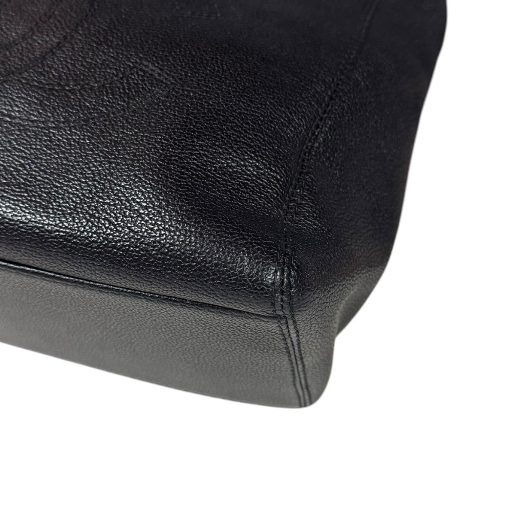 CHANEL シャネル ココマーク ショルダーバッグ レザー ブラック