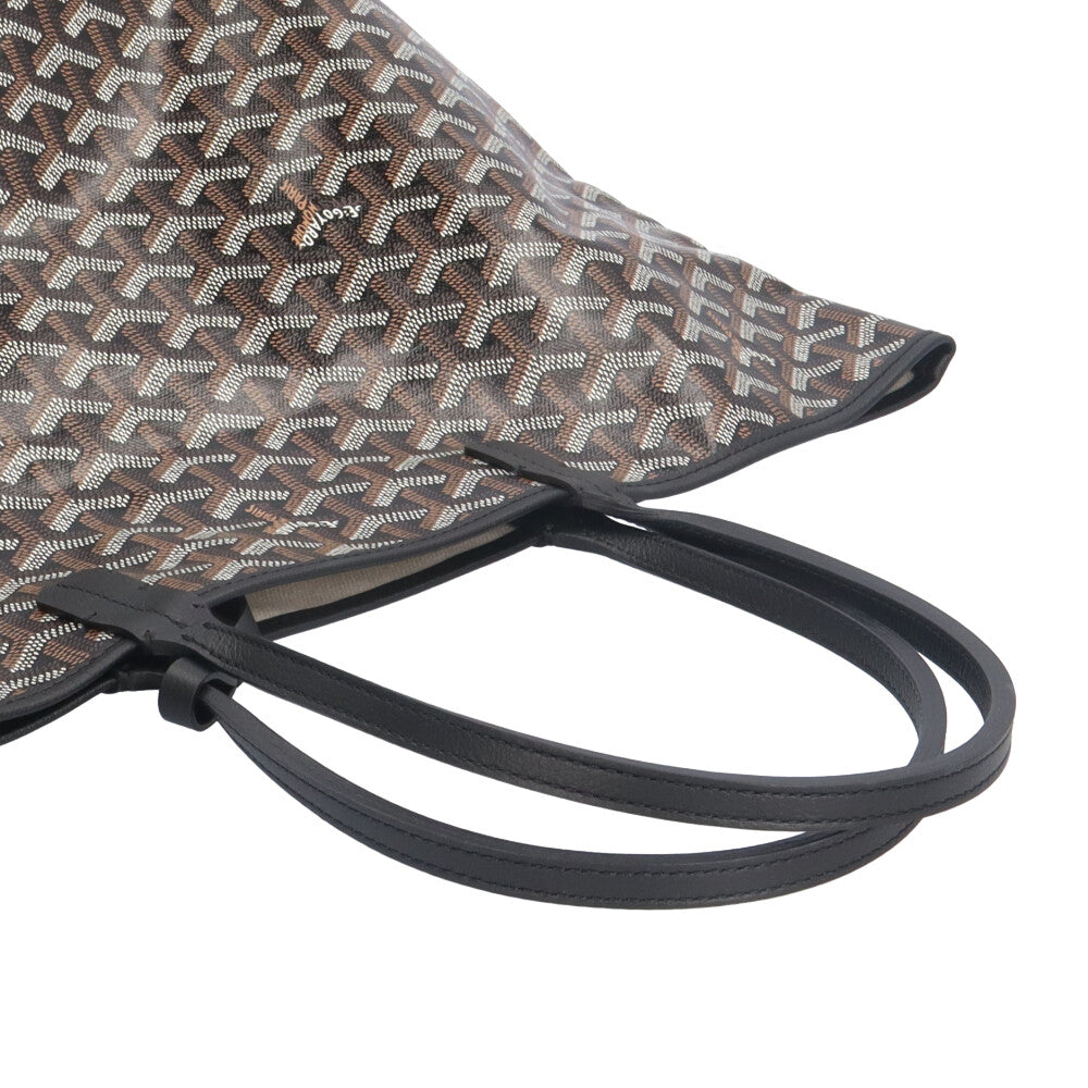 GOYARD サンルイPM グレー PVCコーティングキャンバストートバッグ GOYARD ゴヤール サンルイPM トートバッグ PVCコーティングキャンバス