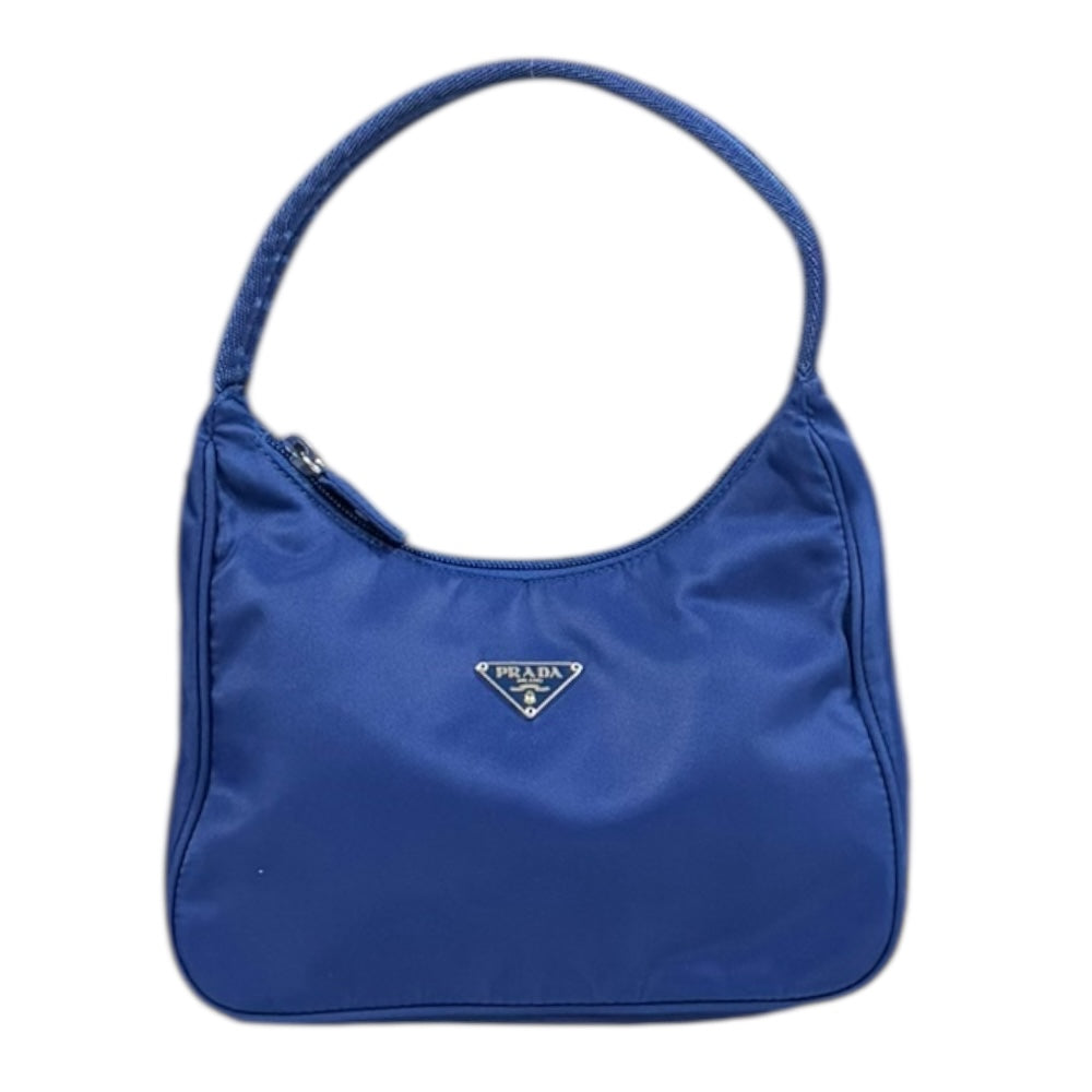 PRADA プラダ ハンドバッグ ナイロン ブルー レディース 中古 – 【公式