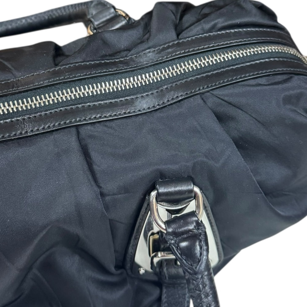 PRADA プラダ ショルダーバッグ ナイロン ブラック レディース 中古