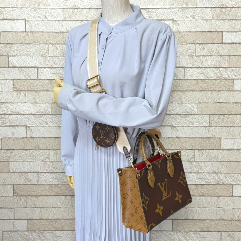 LOUIS VUITTON ルイヴィトン オンザゴーPM モノグラムジャイアント