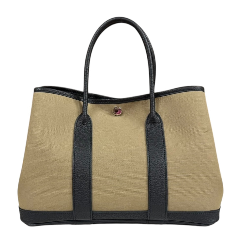 HERMES エルメス ガーデンパーティ ヴェルソ TPM ハンドバッグ トワル
