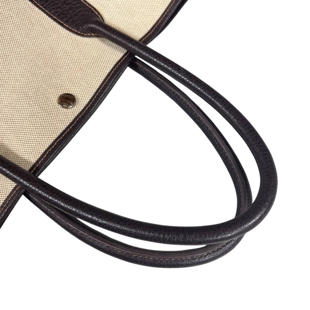 HERMES エルメス ガーデンパーティPM トートバッグ トワルアッシュ