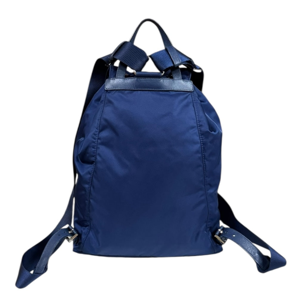 タイムセール！PRADA リュック　ブルー PRADA プラダ リュック・デイパック ナイロン レディース 中古