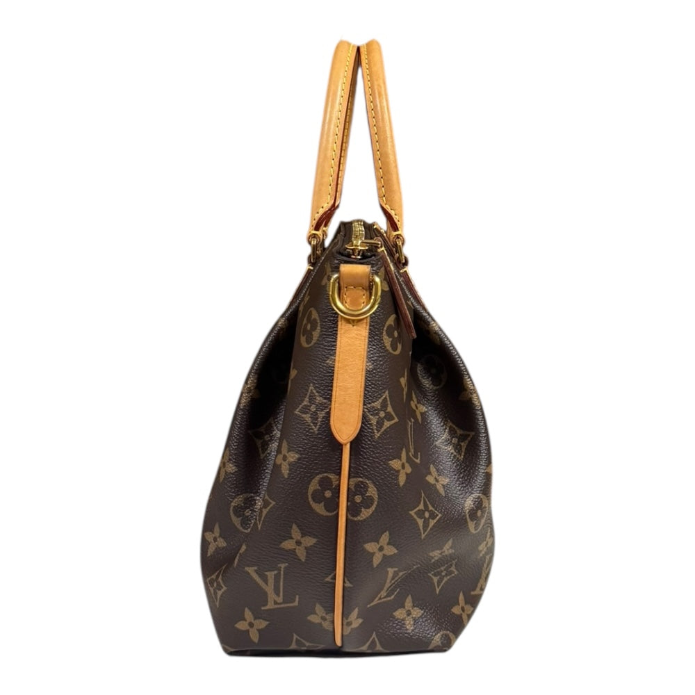 LOUIS  VUITTON  テュレンPM LOUIS VUITTON Turenne PM Monogram Canvas 2Way Shoulder Bag Brown