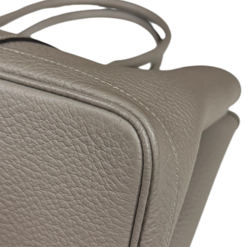 並行輸入　Hermès グレー ハンドバッグ ロック付き A4対応 ファッション 並行輸入 Hermès グレー ハンドバッグ