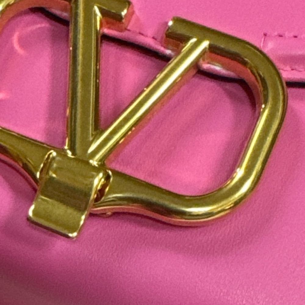 VALENTINO ヴァレンティノ ショルダーバッグ レザー ピンク レディース