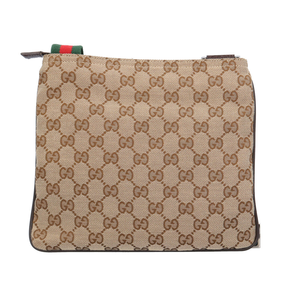 GUCCI グッチ シェリー ショルダーバッグ GGキャンバス ベージュ ユニ 