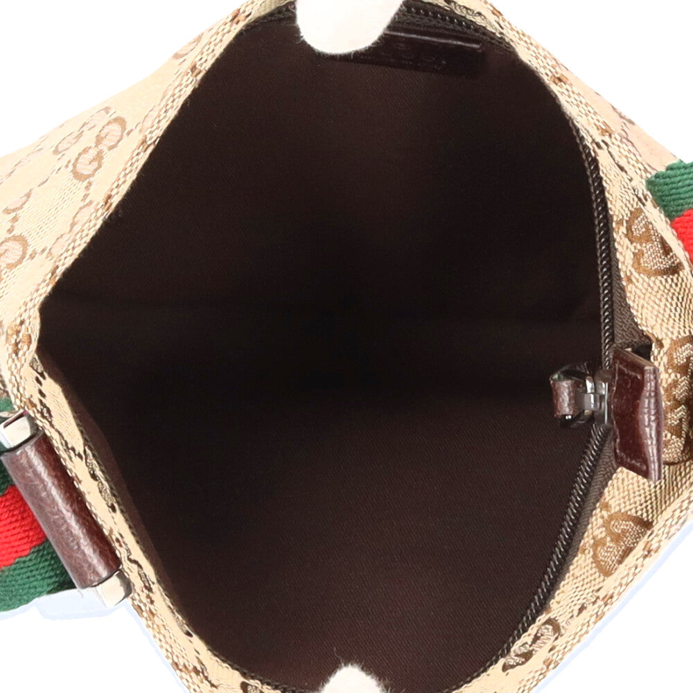 GUCCI グッチ シェリー ショルダーバッグ GGキャンバス ベージュ ユニ