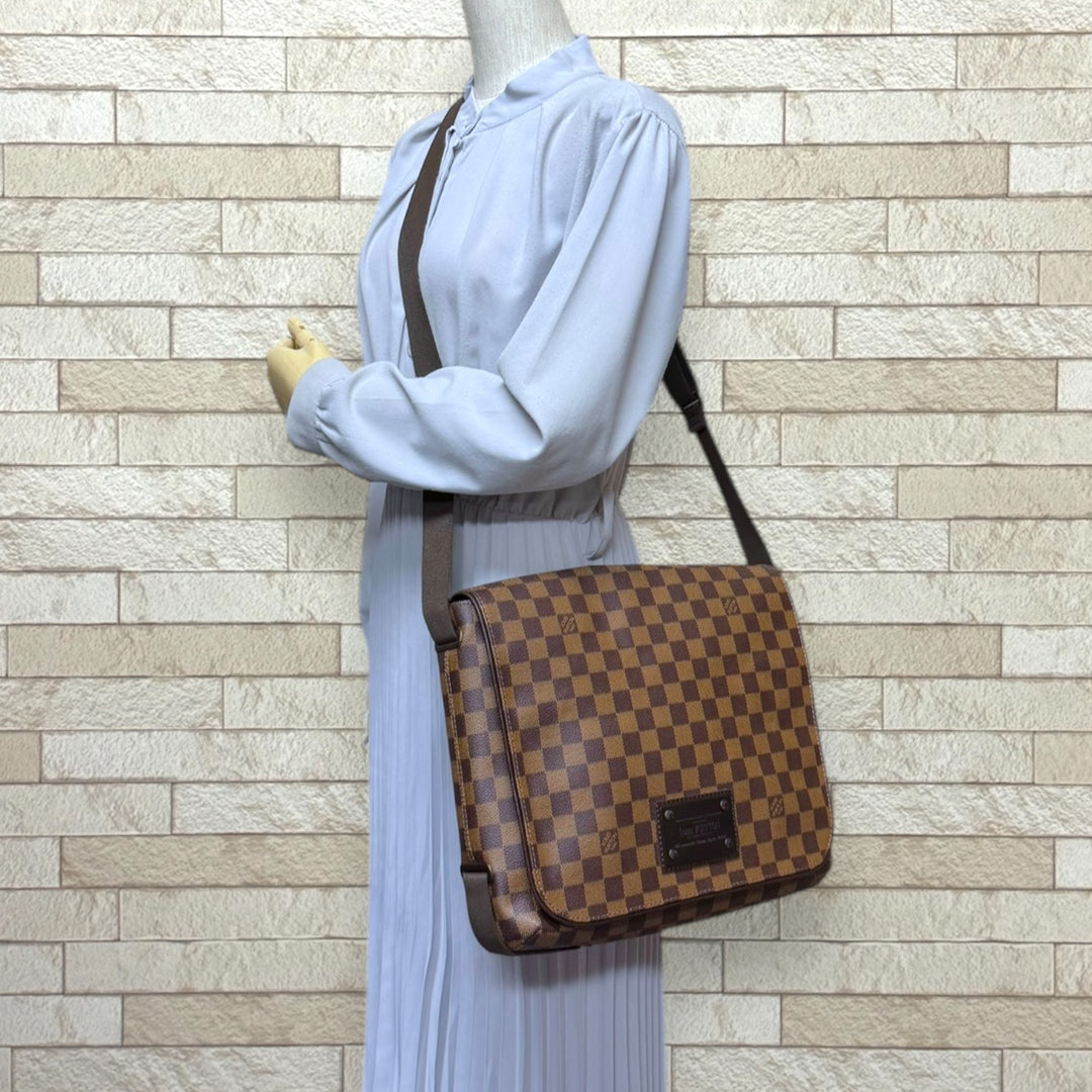 LOUIS VUITTON ルイヴィトン ブルックリンMM ダミエ ショルダーバッグ