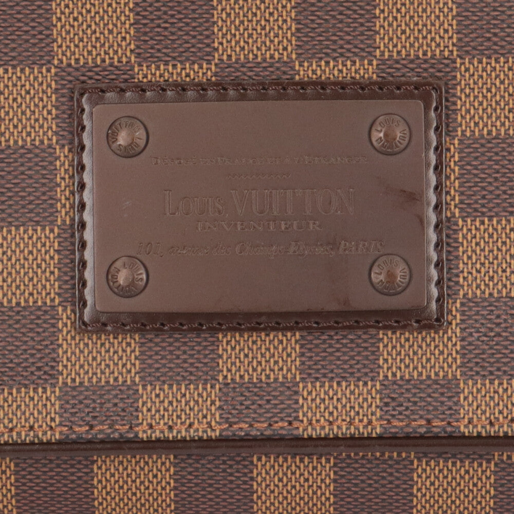 ルイヴィトン ダミエ エベヌ ブルックリン MM ショルダーバッグ LOUIS VUITTON ルイヴィトン ブルックリンMM ダミエ ショルダー