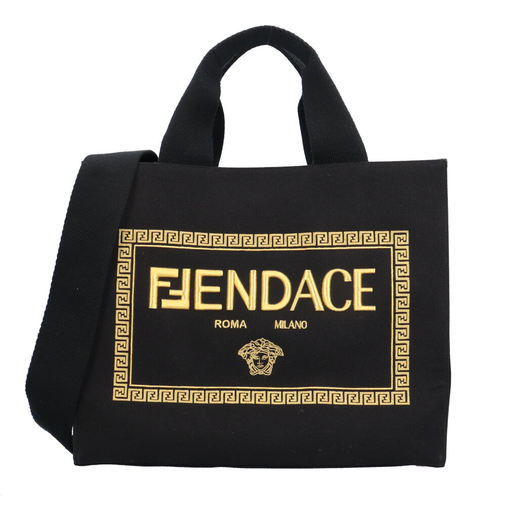 FENDI フェンディ FENDACE ショッパーバッグ ミディアム トートバッグ 