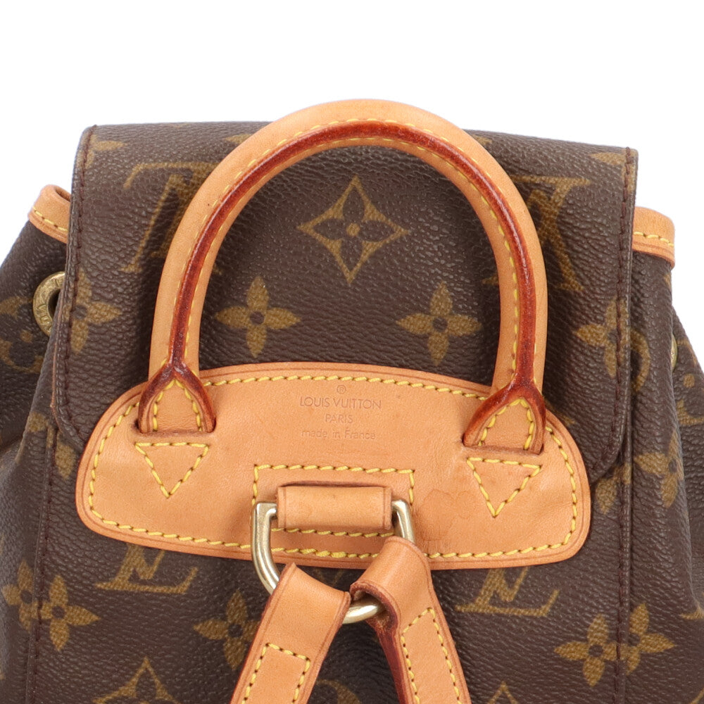 LOUIS VUITTON ルイヴィトン ミニモンスリ モノグラム リュック