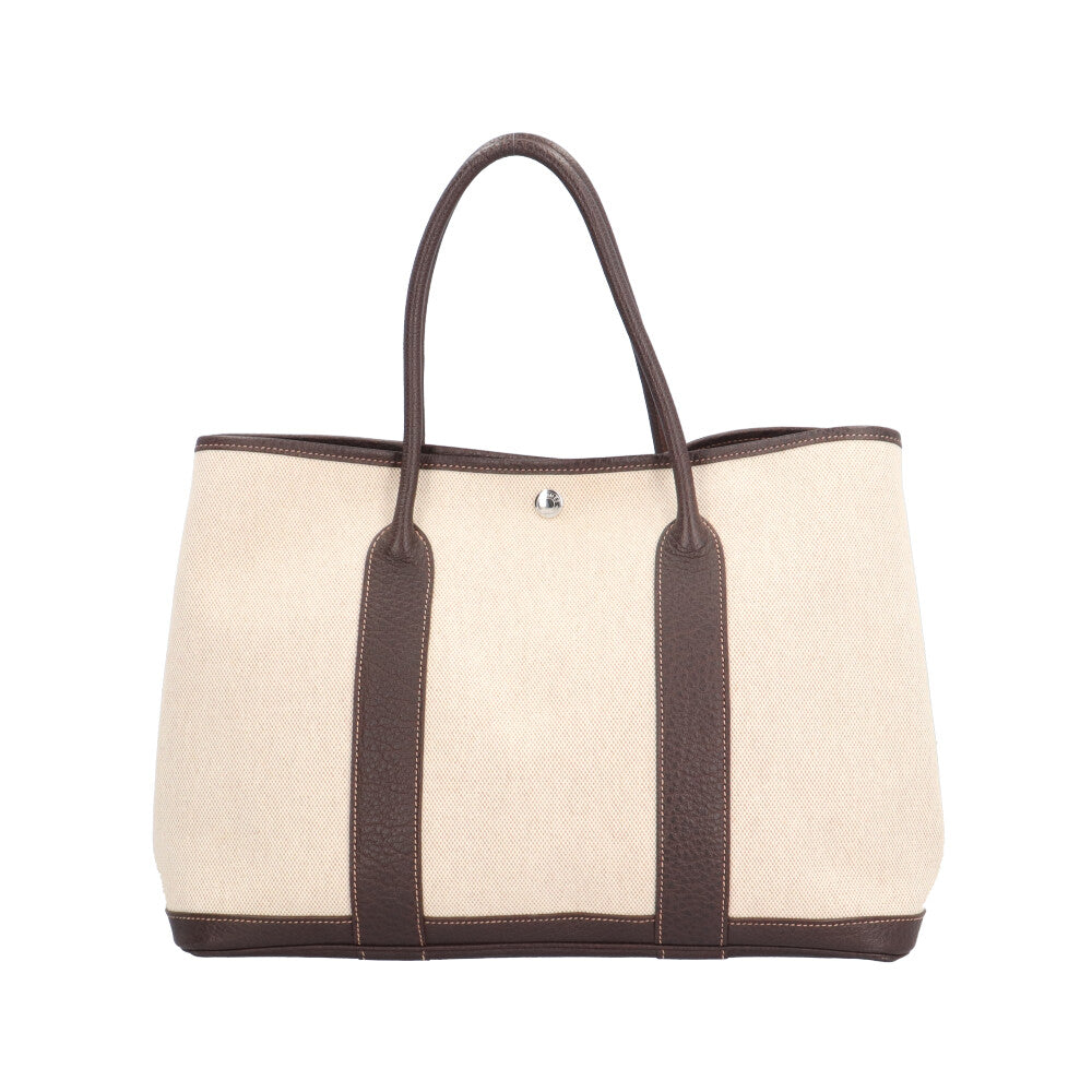 HERMES エルメス ガーデンパーティPM トートバッグ トワルアッシュ 
