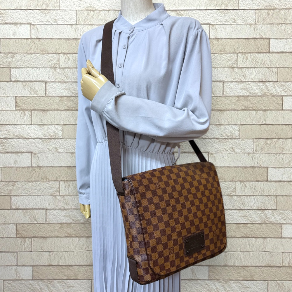 LOUIS VUITTON ルイヴィトン ブルックリンMM ダミエ ショルダーバッグ 