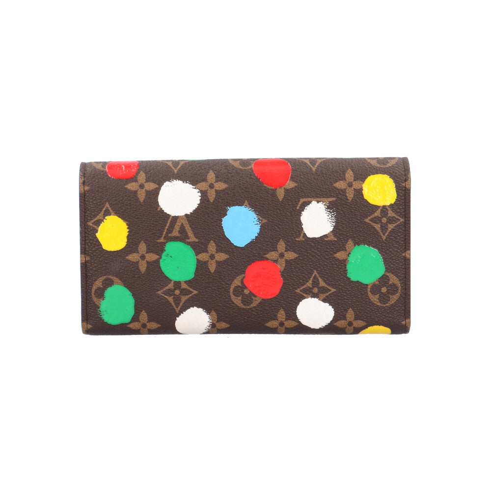 LOUIS VUITTON ルイヴィトン 草間彌生コラボ ポルトフォイユサラ NM