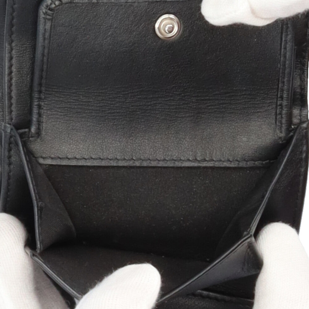 CHANEL シャネル ココマーク 三つ折り財布 キャビアスキン レディース