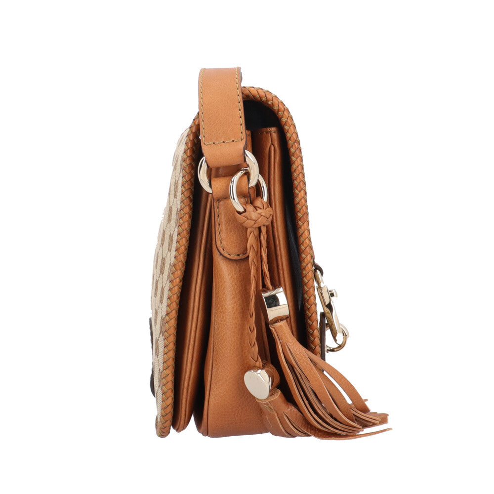 GUCCI グッチ マラケシュ ショルダーバッグ GGキャンバス ベージュ