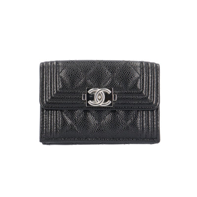 CHANEL シャネル スモール フラップ ウォレット ボーイシャネル 三