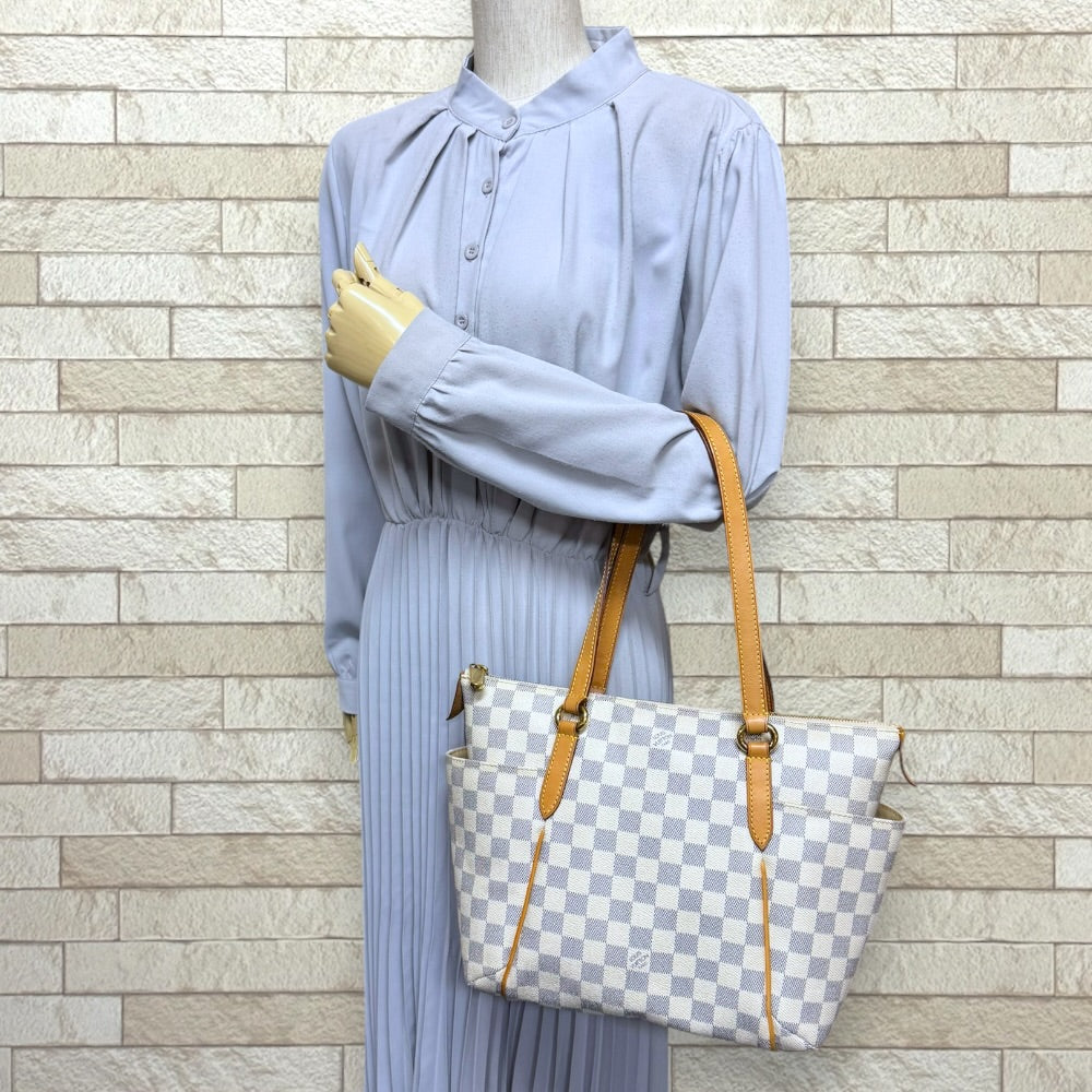 LOUIS VUITTON トータリー PM ダミエ アズール トートバッグ LOUIS VUITTON ルイヴィトン トータリーPM ダミエアズール トート