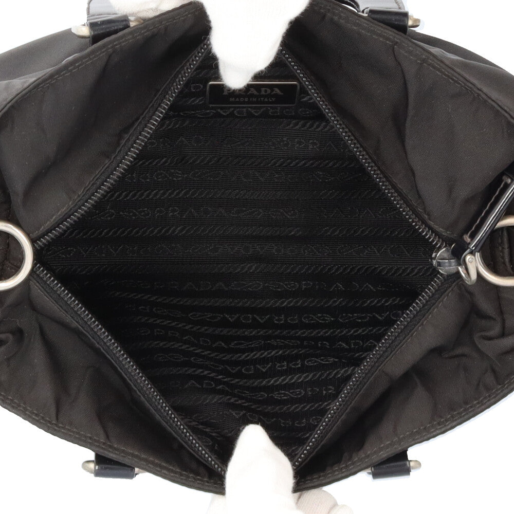 PRADA Prada shoulder bag nylon black ladies used – 【公式
