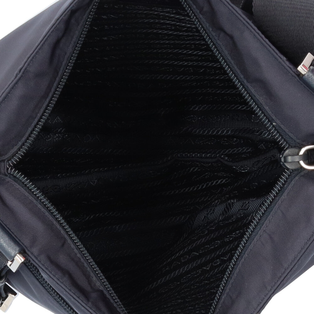 PRADA プラダ ショルダーバッグ ナイロン ネイビー ユニセックス 中古