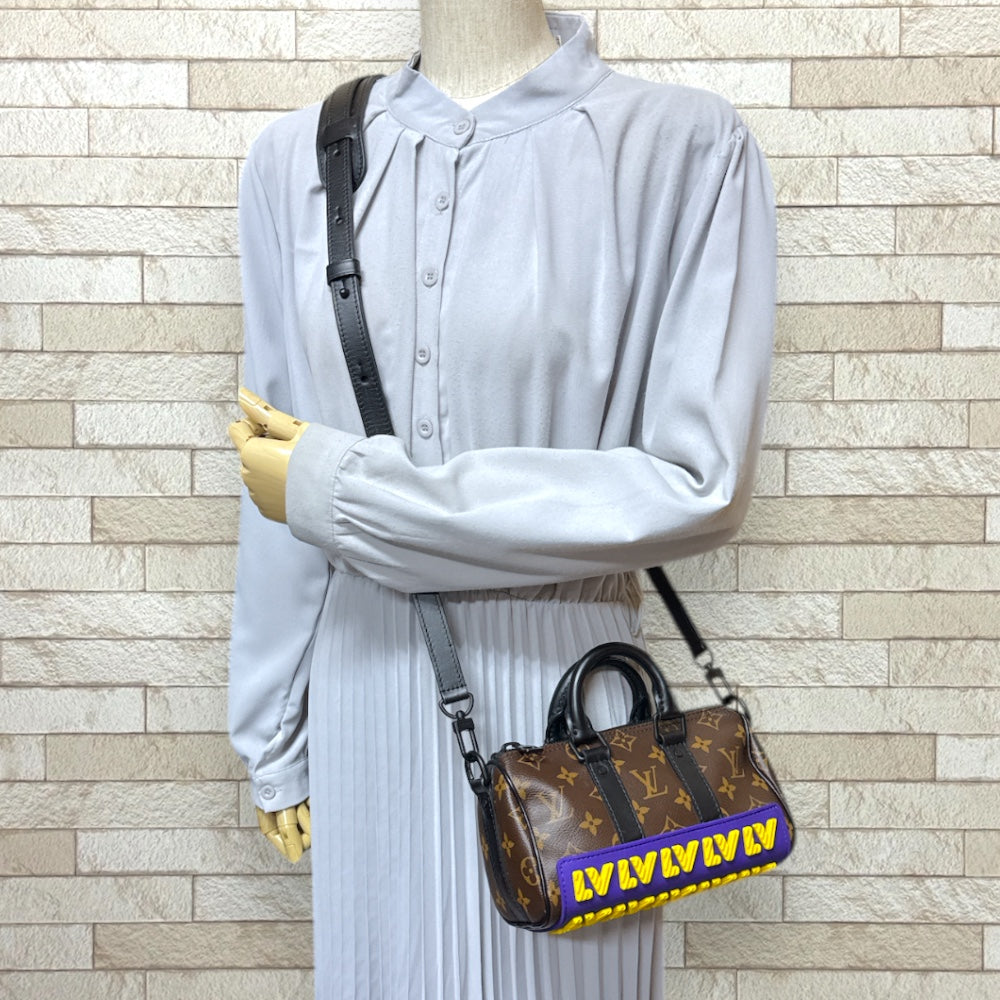 LOUIS VUITTON ルイヴィトン LVラバー キーポルXS モノグラム