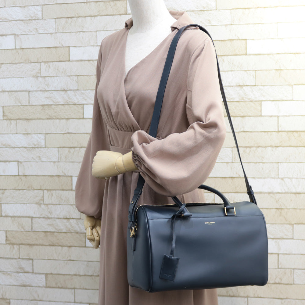 サンローラン ダッフル ネイビー