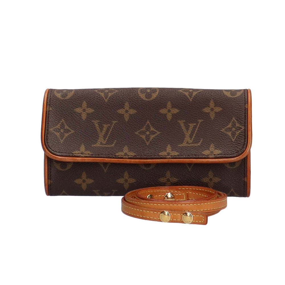 ルイヴィトン LOUIS VUITTON ポシェットツインPM モノグラム ショルダーバッグ ブラウン レディース 中古 – 【公式】リサイクルキング  オンラインショップ