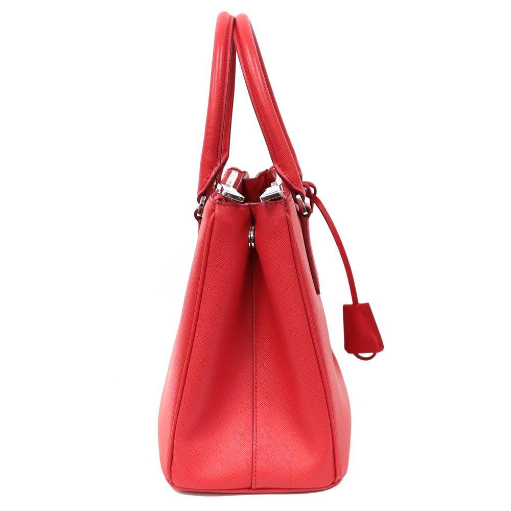 中古】 プラダ PRADA ハンドバッグ レザー サフィアーノ 2WAY