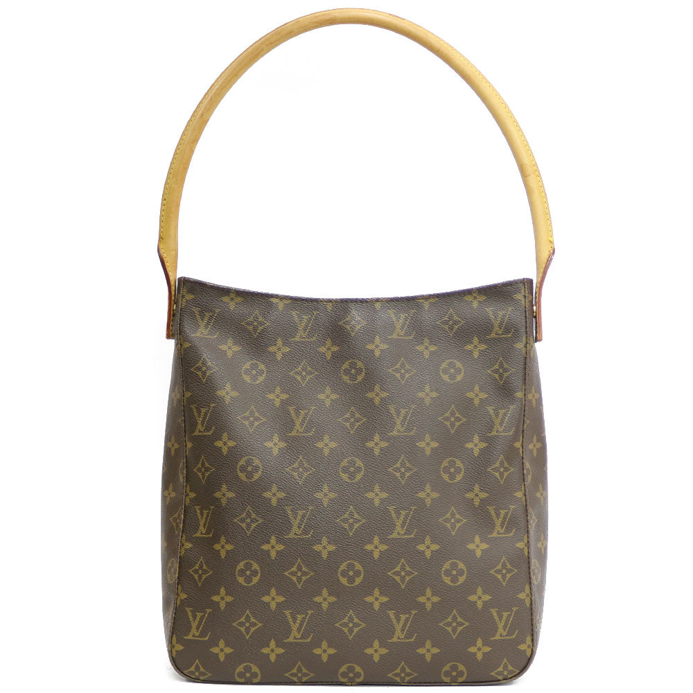 ルイヴィトン LOUIS VUITTON ルーピングGM モノグラム ショルダーバッグ ブラウン ユニセックス 中古