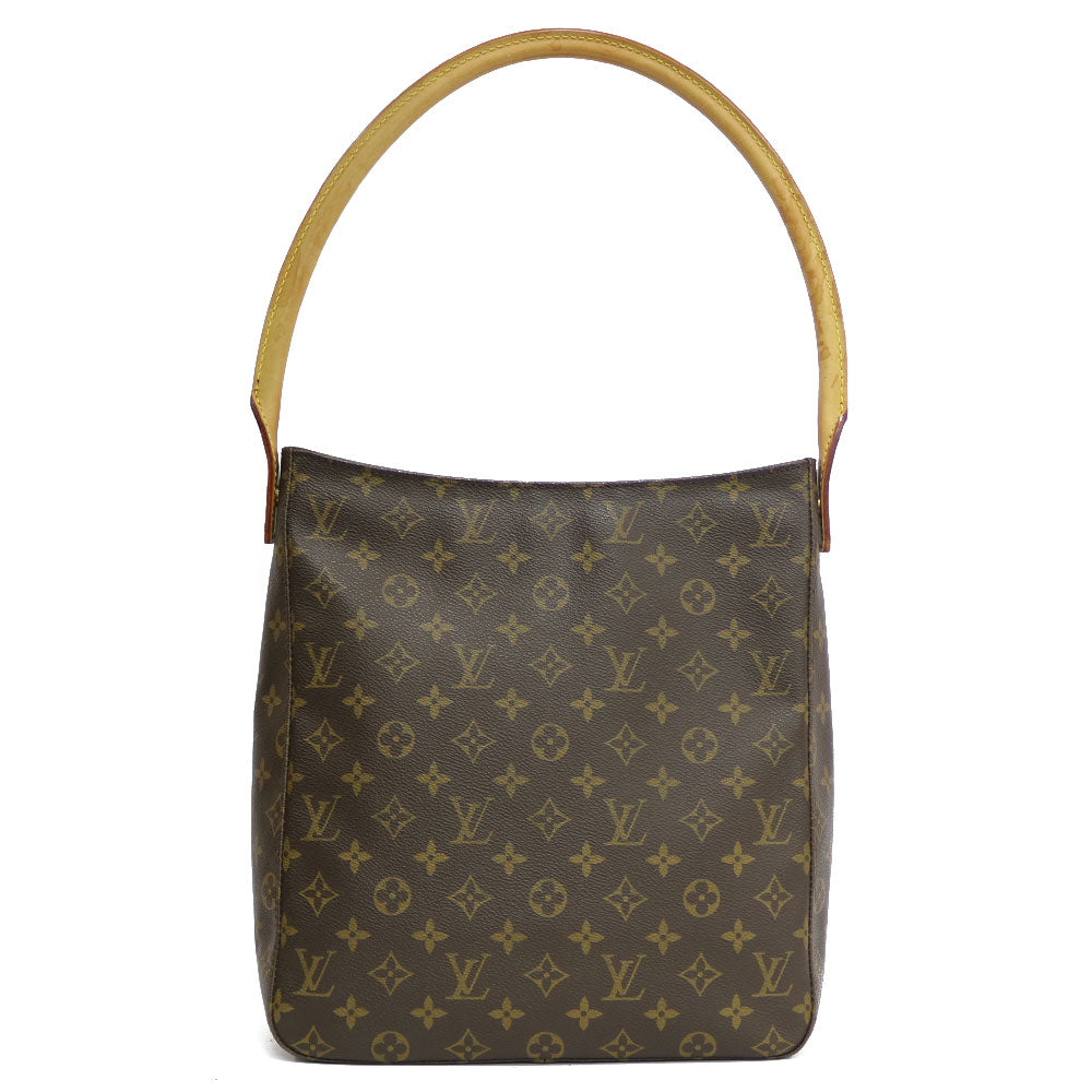 ルイヴィトン LOUIS VUITTON ルーピングGM モノグラム ショルダーバッグ ブラウン ユニセックス 中古