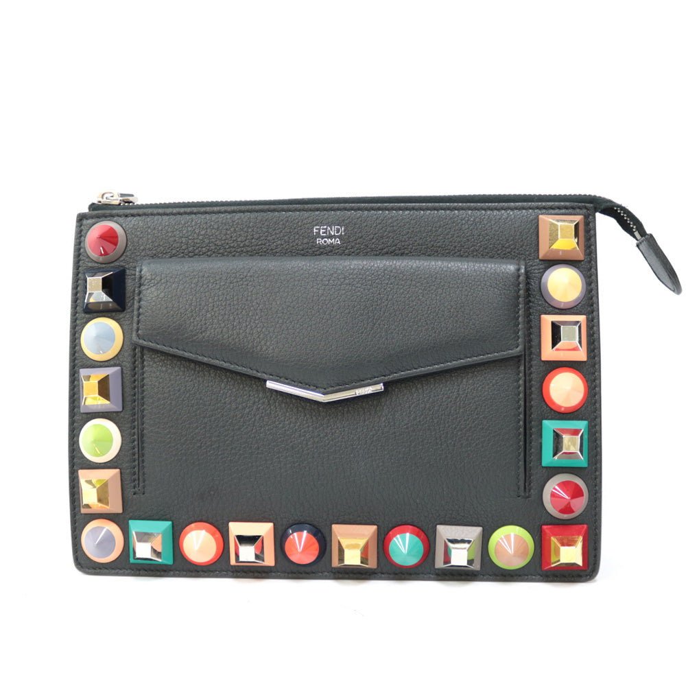 中古】 フェンディ FENDI クラッチバッグ ワケアリ トゥージュール