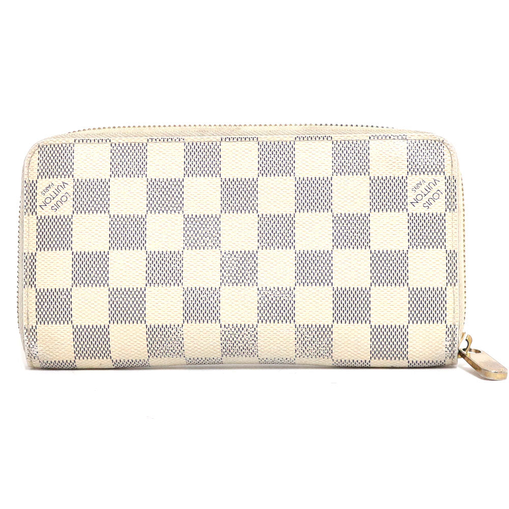 LOUIS VUITTON Louis Vuitton Zippy Wallet Damier Azur Long