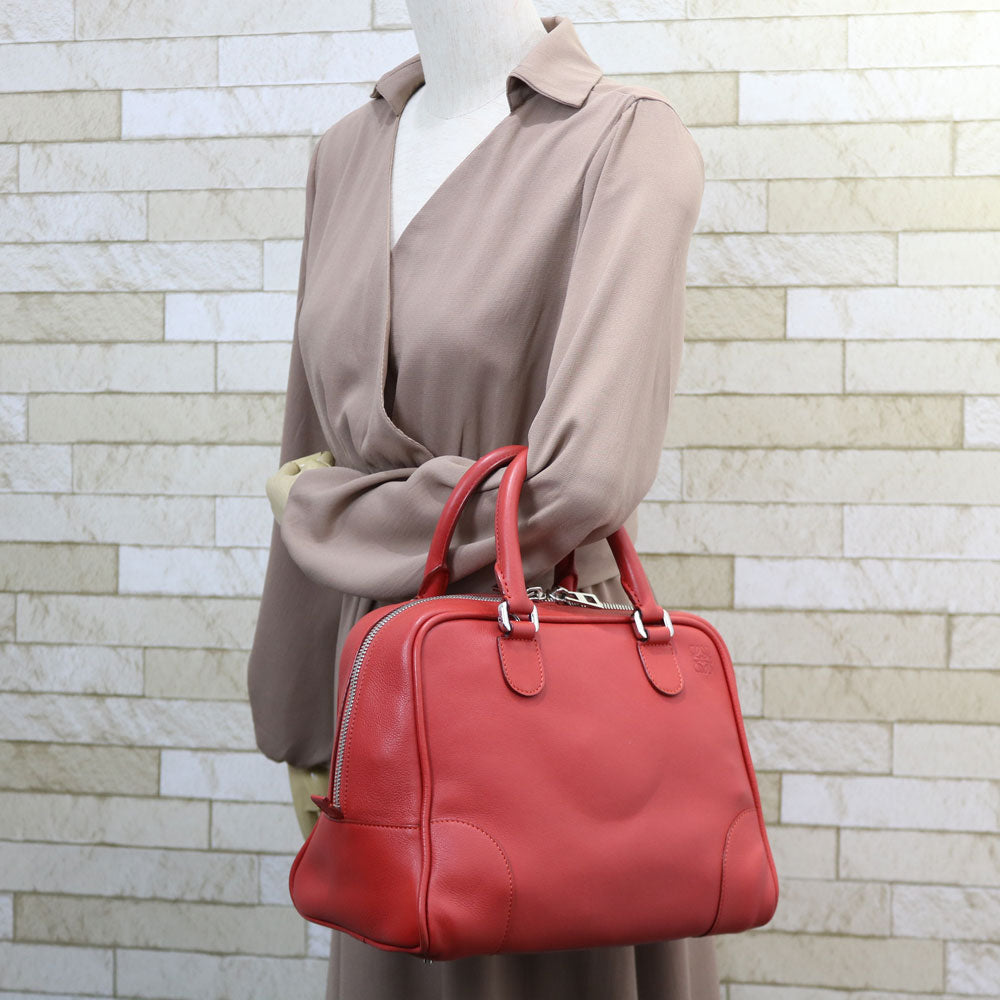中古】 ロエベ LOEWE ハンドバッグ ショルダーバッグ アマソナ75