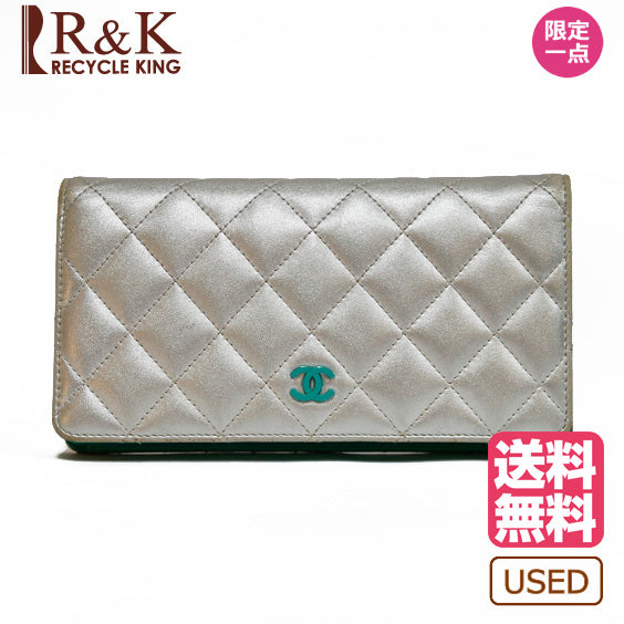 中古】 シャネル CHANEL 長財布 CHANEL シャネル マトラッセ 長財布