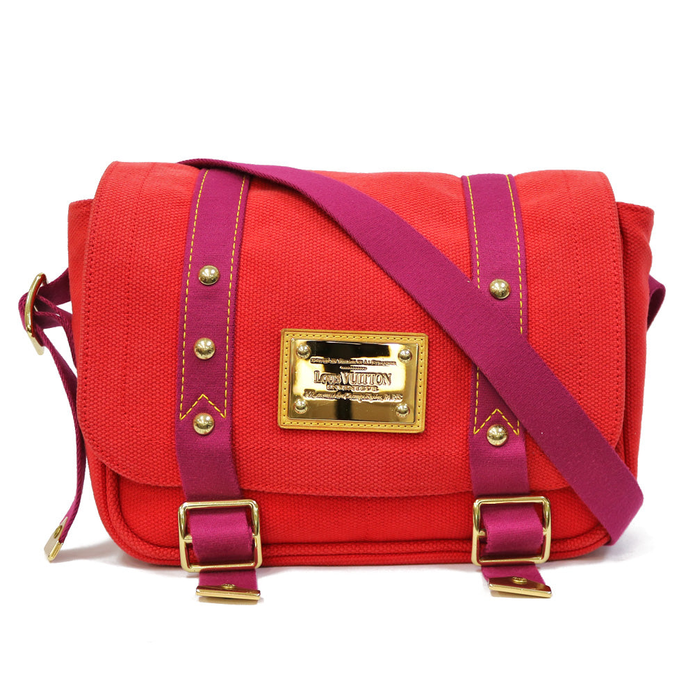 中古】 ルイ・ヴィトン LOUIS VUITTON ショルダーバッグ ルージュ 
