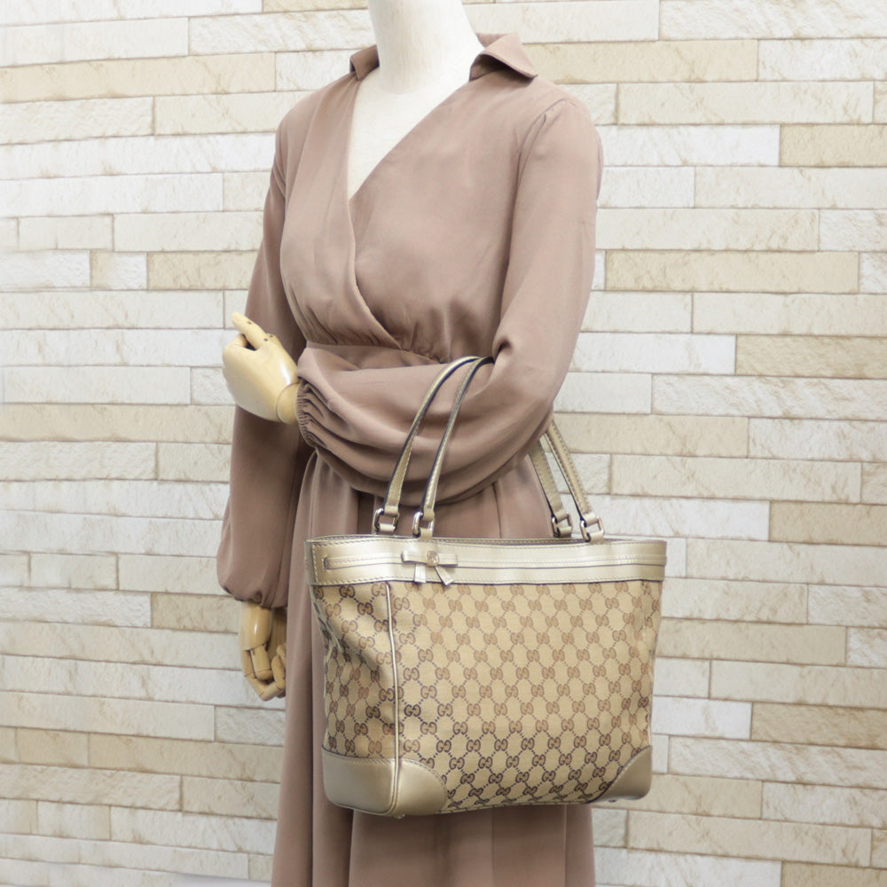 中古】 グッチ GUCCI トートバッグ ショルダーバッグ GG柄 GG